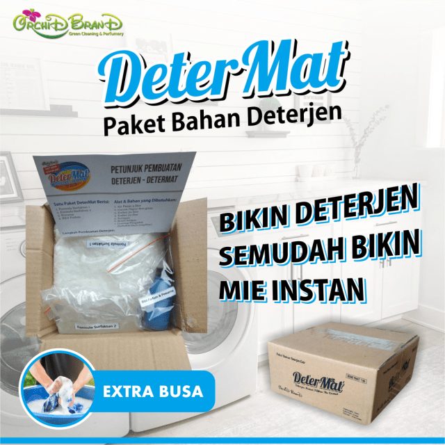 Jual Paket Bahan Deterjen Cair Matic Ramah Lingkungan | DETERMAT